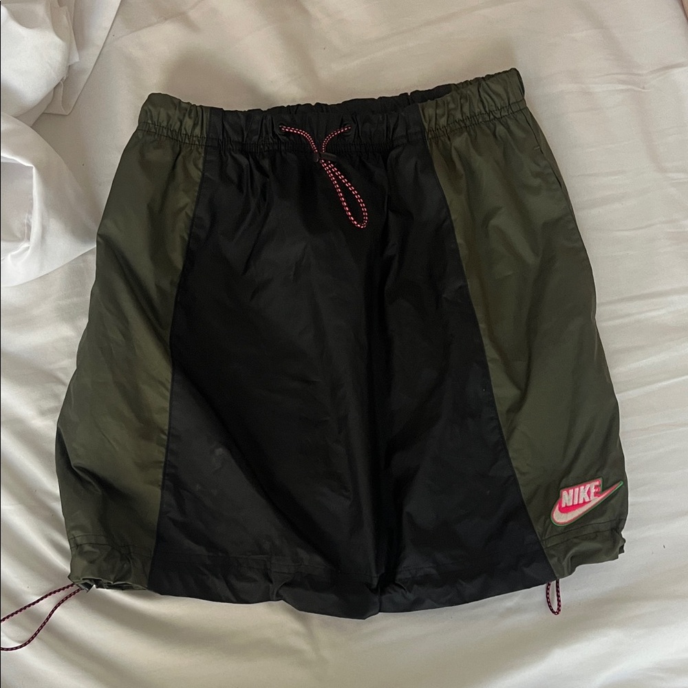 Nike womens Black and Olive Athletic Skirt